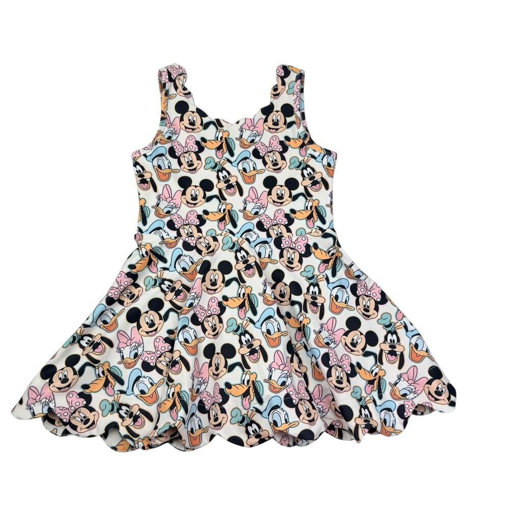 Shop The Magic Box Girls Disney Spring Six Scalloped Tank Dress, Size 7/8